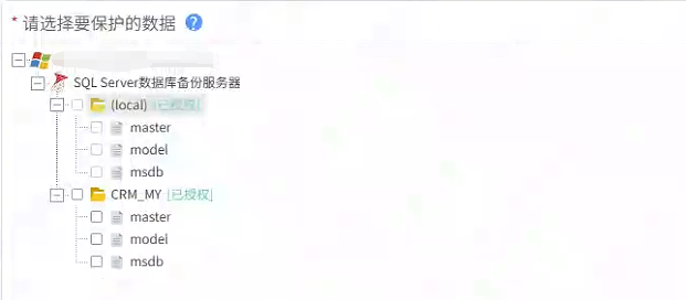 AnyBackup-SQL Server 数据库展开数据源时，仅显示系统数据库