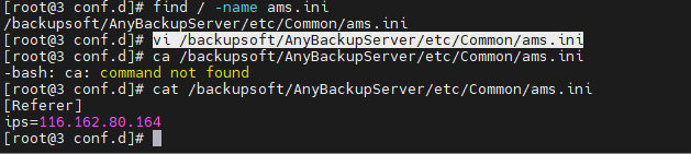 AnyBackup-内外网映射后，从外网 ip 无法访问控制台