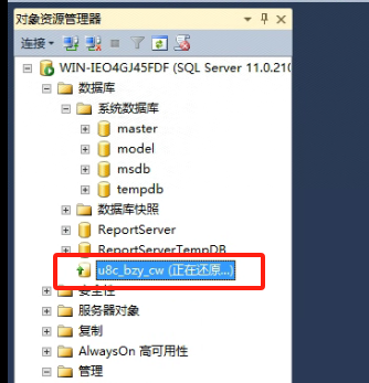 AnyBackup - SQL Server 恢复任务执行成功，恢复后的数据库处于”正在还原“状态，无法进行访问，SQL Server 数据库恢复后仍显示正在还原，无法访问