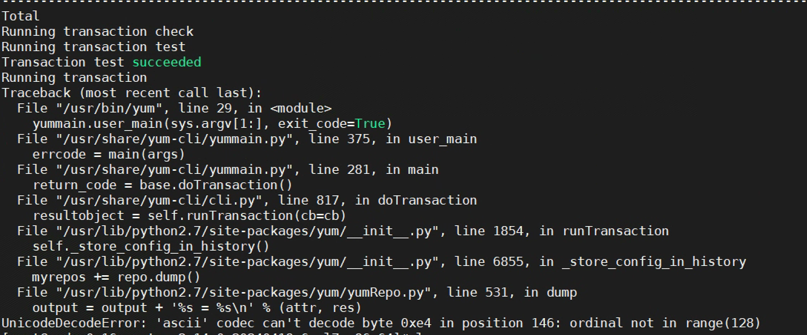 AnyShare-AnyShare7.0装依赖报错UnicodeDecodeError：'ascii' codec can't decode byte 0xe4